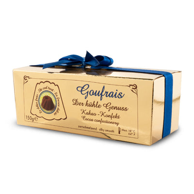 Goufrais Kakaokonfekt in Geschenkpäckchen