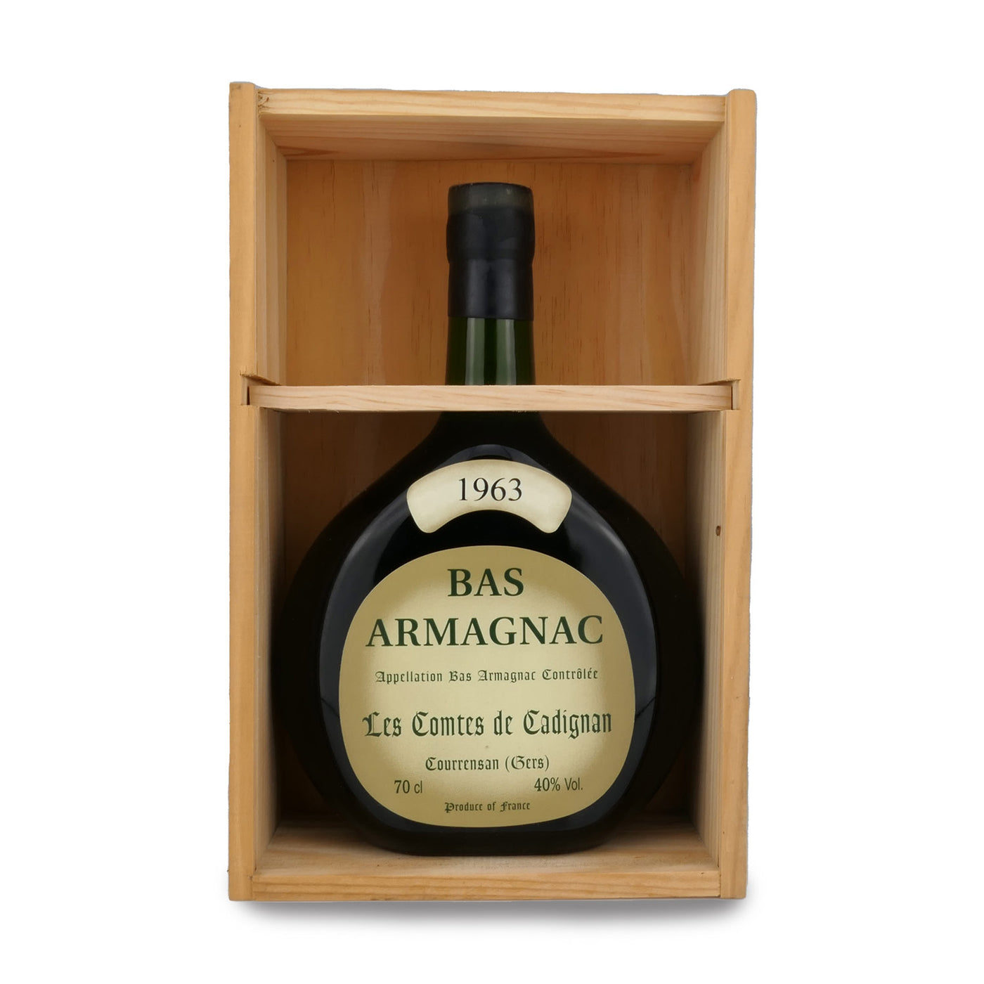 1963 Bas-Armagnac Les Comtes de Cadignan 0,7l
