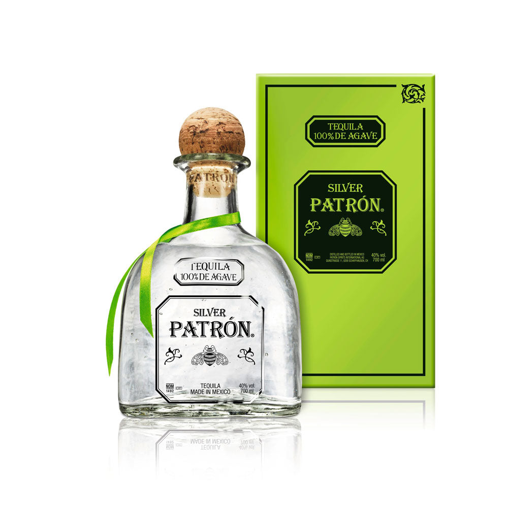 Patron Silver Tequila 100% Agave in Geschenkpackung 0,7l
